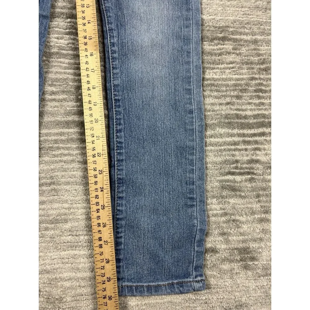 Rue 21 Jeans‎ Womens 1/2 Blue Medium Wash Straight Slim Casual